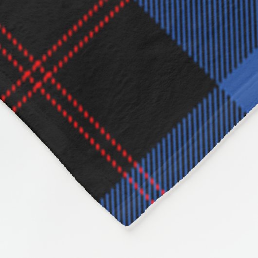 Clan Angus Modern Tartan Kariert Fleecedecke (Ecke)