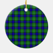 Clan Armstrong Abzeichen Tartan Kariert Keramik Ornament (Hinten)