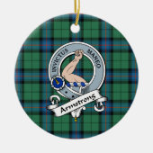 Clan Armstrong Ancient Abzeichen Tartan Kariert Keramik Ornament (Vorne)