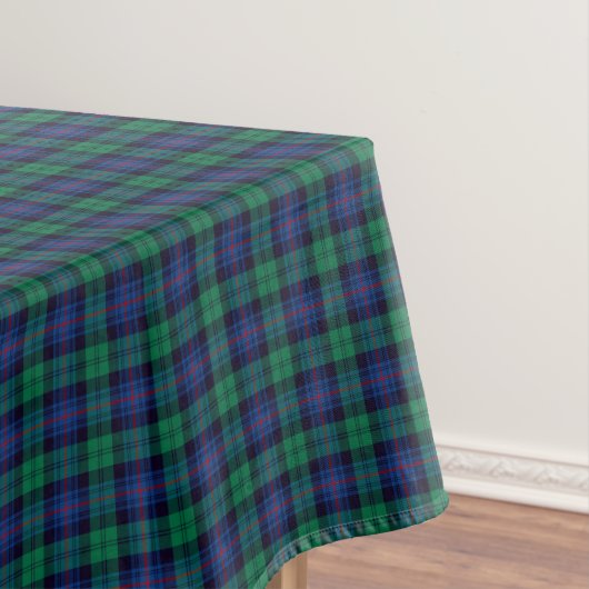 Clan Armstrong Blue und Green Scottish Tartan Tischdecke (Beispiel)