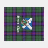 Clan Armstrong Modern Tartan Kariert Fleecedecke (Vorderseite (Horizontal))