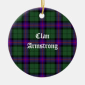 Clan Armstrong Modern Tartan Keramik Ornament (Vorne)