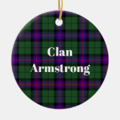 Clan Armstrong Modern Tartan Keramik Ornament (Vorne)