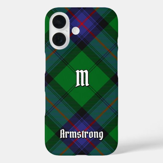 Clan Armstrong Tartan Case-Mate iPhone Case (Rückseite)