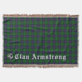 Clan Armstrong Tartan Decke (Vorderseite)
