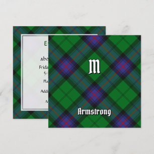 Clan Armstrong Tartan Einladung