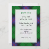 Clan Armstrong Tartan Einladung (Rückseite)