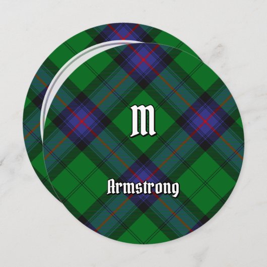 Clan Armstrong Tartan Einladung (Vorne/Hinten)