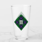 Clan Armstrong Tartan Glass Glas (Vorderseite)