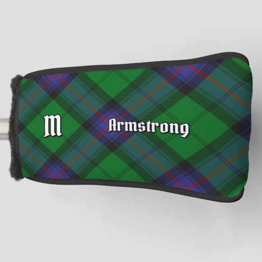 Clan Armstrong Tartan Golf Head Cover Golf Headcover (Vorderseite)
