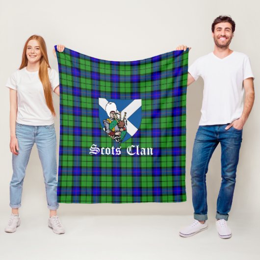 Clan Armstrong Tartan Kariert Fleecedecke (Beispiel)