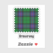Clan Armstrong Tartan Sticker (Blatt)