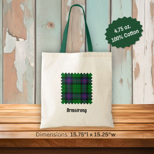 Clan Armstrong Tartan Tote Bag Tragetasche
