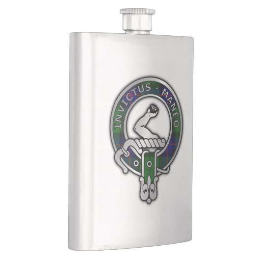 Clan Armstrong Tartan Wappen Flachmann (Rechts)