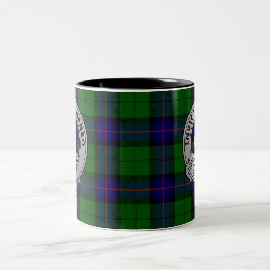 Clan Armstrong Tartan Wappen Zweifarbige Tasse (Mittel)