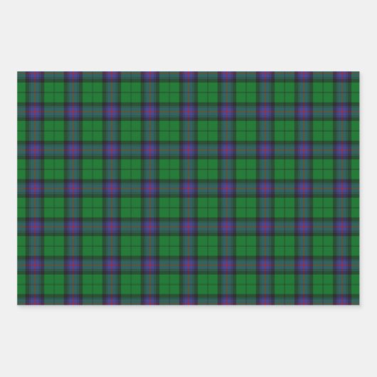 Clan Armstrong Tartan Wrapping Paper Sheets Geschenkpapier Set (Vorderseite)
