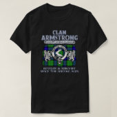 Clan Armstrong Wappen Schottischer Klan Schottisch T-Shirt (Design vorne)