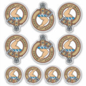 Clan Armstrong Wappen Sticker Set (Vorderseite)