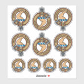 Clan Armstrong Wappen Sticker Set (Blatt)
