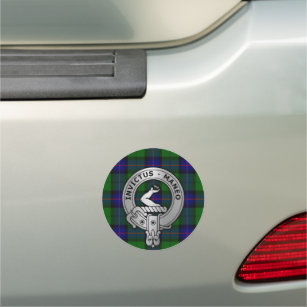 Clan Armstrong Wappen & Tartan Auto Magnet
