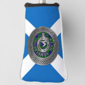 Clan Armstrong Wappen & Tartan Knot Golf Headcover (Rotieren 90)