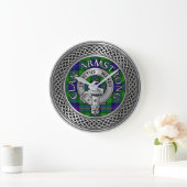 Clan Armstrong Wappen & Tartan Knot Große Wanduhr (Zuhause)