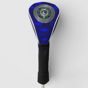 Clan Armstrong Wappen & Tartan Knot on Thistle Golf Headcover