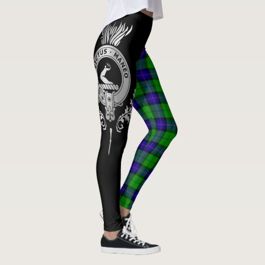 Clan Armstrong Wappen & Tartan Leggings (Rechts)