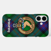 Clan Armstrong Wappen über Tartan Case-Mate iPhone Hülle (Rückseite (Horizontal))