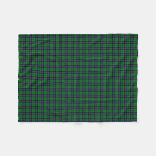 Clan-ArmstrongTartan Fleecedecke (Vorderseite (Horizontal))