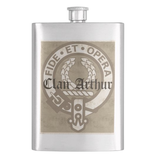 Clan Arthur Antique Flachmann (Vorderseite)