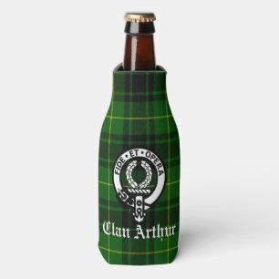Clan Arthur / MacArthur Wappen & Tartan Flaschenkühler