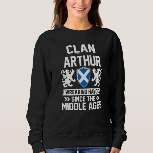 Clan Arthur Scottish Family Clan Scotland Wreaking Sweatshirt (Vorderseite)