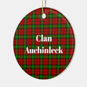 Clan Auchinleck Tartan Keramik Ornament (Links)