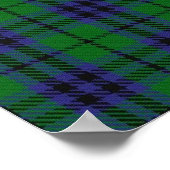 Clan Austin Tartan - Digitaler Download Poster (Ecke)