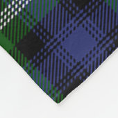 Clan Baillie Tartan Kariert Fleecedecke (Ecke)