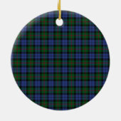 Clan Baird Abzeichen Tartan Kariert Keramik Ornament (Hinten)