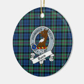 Clan Baird Ancient Abzeichen Tartan Kariert Keramik Ornament (Links)