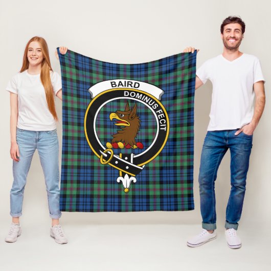 Clan Baird Ancient Tartan Kariert Fleecedecke (Beispiel)