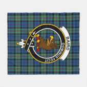 Clan Baird Ancient Tartan Kariert Fleecedecke (Vorderseite (Horizontal))