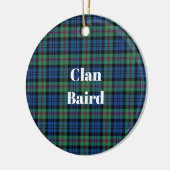 Clan Baird Ancient Tartan Keramik Ornament (Links)