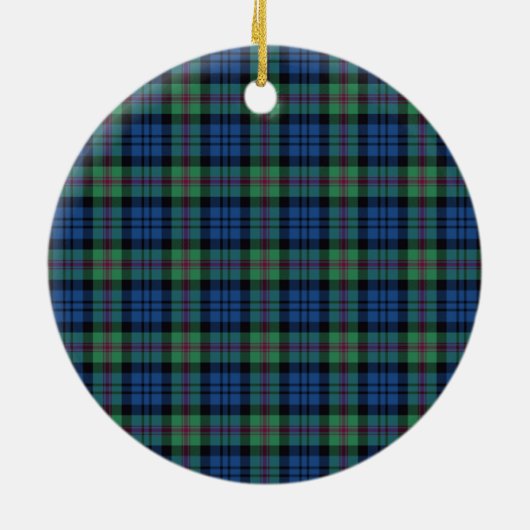 Clan Baird Ancient Tartan Keramik Ornament (Hinten)