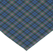 Clan Baird Blue und Green Scottish Tartan Kurzer Tischläufer (Ecke)