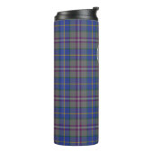 Clan Baird Kariert Mit Monogramm Thermal Tumbler Thermosbecher (Nach links gedreht)