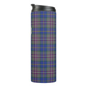 Clan Baird Kariert Mit Monogramm Thermal Tumbler Thermosbecher (Nach rechts gedreht)