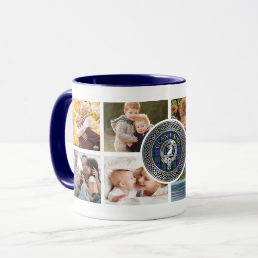 Clan Baird Personalisierte Tasse (Vorderseite Links)