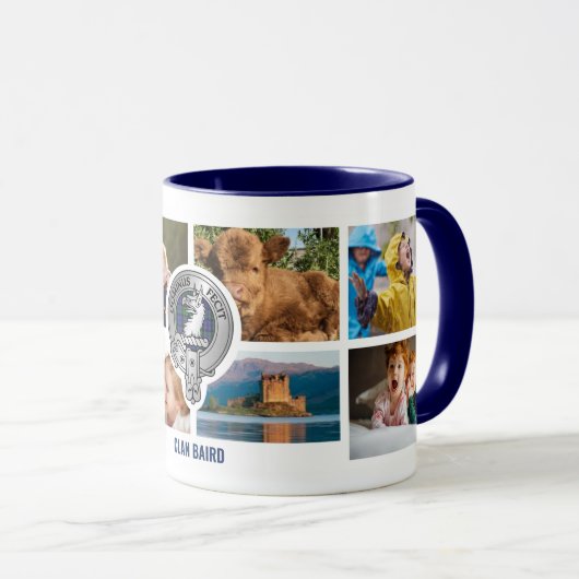 Clan Baird Personalisierte Tasse (VorderseiteRechts)