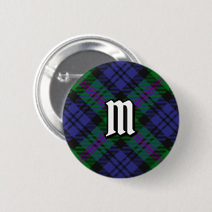 Clan Baird Tartan Button