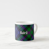 Clan Baird Tartan Espressotasse (Vorderseite Rechts)