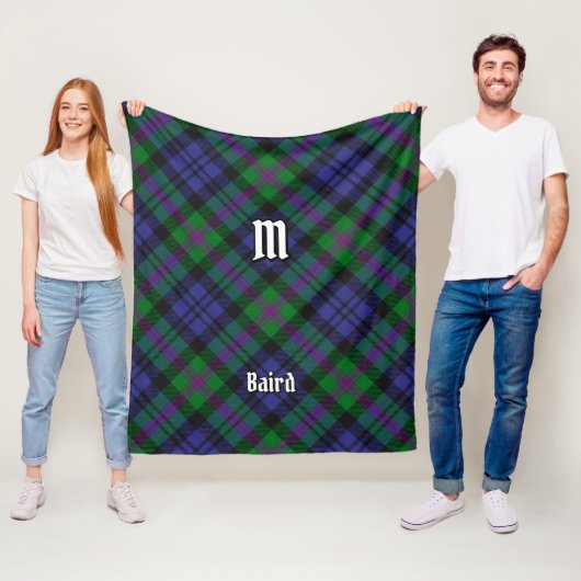 Clan Baird Tartan Fleecedecke (Beispiel)